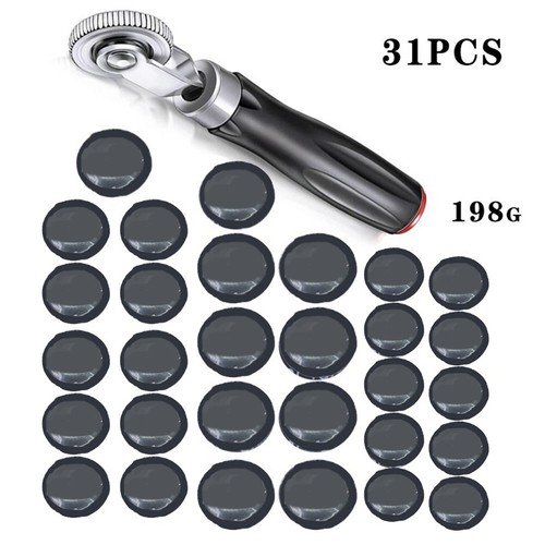 Quick Fix Tire Repair Kit 30 Pcs Rubber Patches Efficient and Long Lasting - Picture 2 of 7
