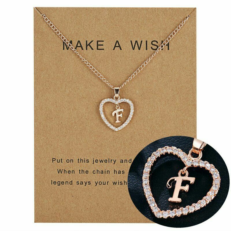 New Fashion Gold Capital Alphabet Letter 