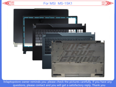 New For MSI Cyborg 15 Air A12V MS-15K1 LCD cover /Bezel /Upper /Palmrest /Bottom