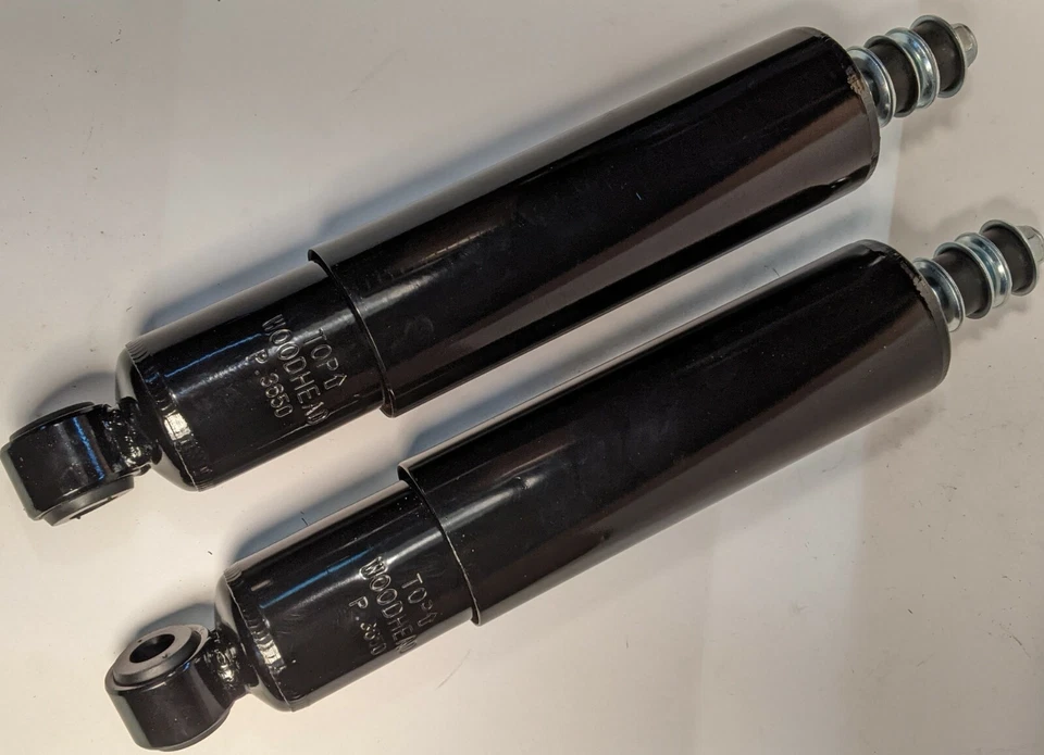 Par de amortiguadores traseros Jaguar XK140 XK150 MK1 MKVIII MKIV MK8 MK9 C16558 Foto 3 de 4