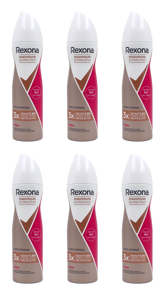 Rexona Maximum Protection Fresh Deo Spray , 6x150ml EAN8710847965081
