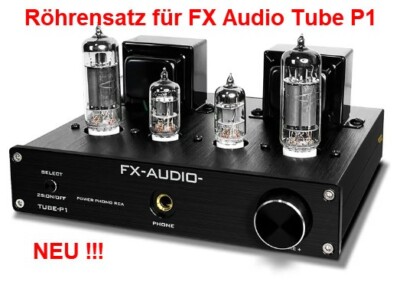 Röhrensatz für FX Audio Tube P1 (NEU!) --- 2x EF95, 2x 6P1P