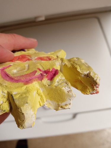 Cute Children’s Art, Sun Image Made of Plaster, Painted, Exc. Cond. - Picture 2 of 3