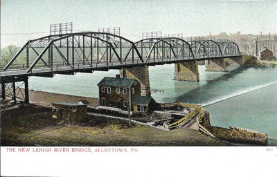 New Lehigh River Bridge,  Allentown PA - unposted