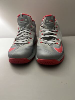 Size 11 - Nike LeBron 11 Low Base Grey Laser Crimson for  display picture 2