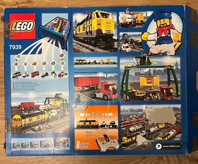 LEGO City Railway Freight Train 7939 incl. Station 7937 with Original Packaging Instructions!!