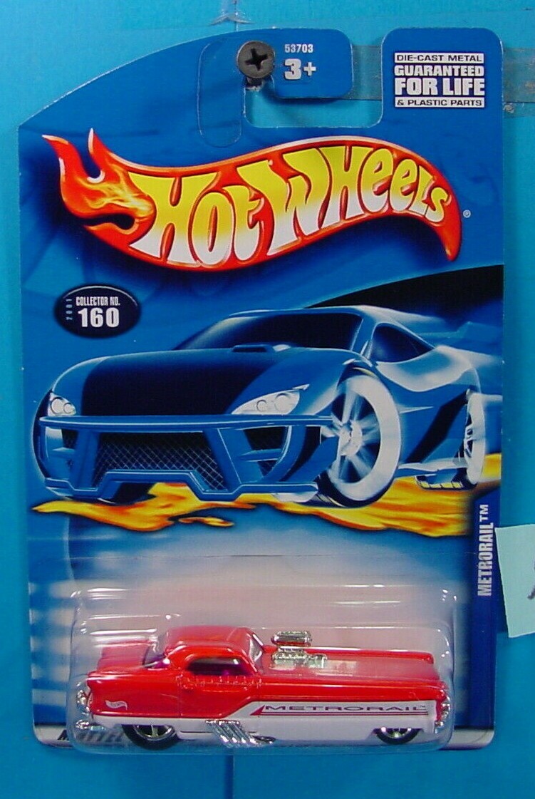 C296 HOT WHEELS 2001 COLLECTOR #160 METRORAIL NEW ON CARD | eBay