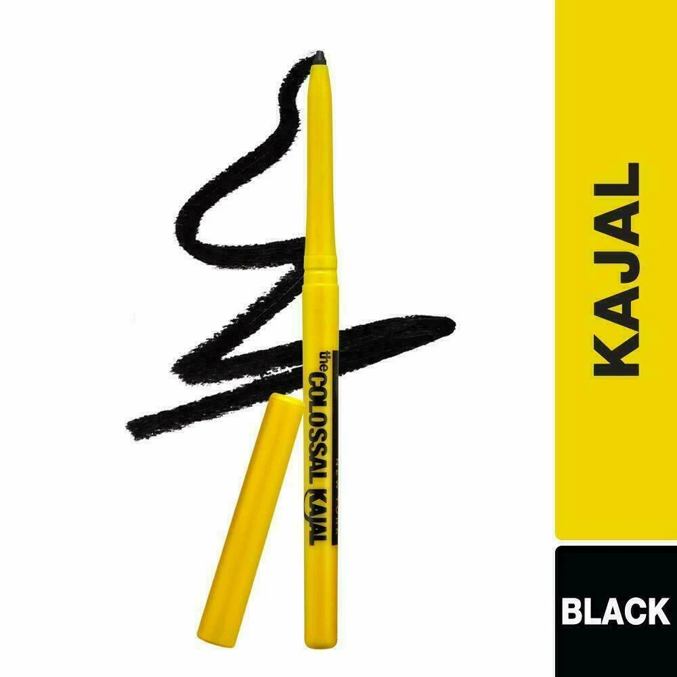 MAYBELLINE NEW YORK COLOSSAL KAJAL EYE LINER KOHL BLACK SMUDGE PROOF 0.35g - Image 4 of 4
