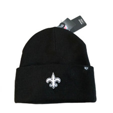 New NWT New Orleans Saints '47 Brand Haymaker Logo Cuffed Knit Beanie Hat
