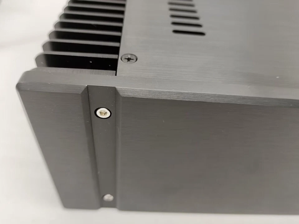 黑色铝 A 级放大器 DIY 底盘两侧散热器电源 AMP 外壳 — 第 4/4 张图片