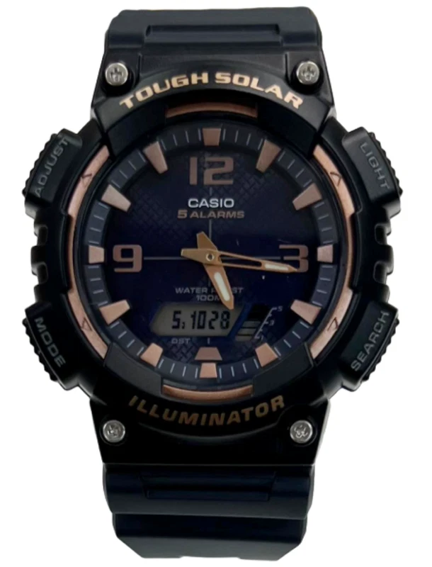 Casio AQ-S810W dark blue solar watch