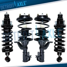 Front Rear Struts w/Coil Spring Assembly for 2001 2002 2003 Honda Civic Acura EL