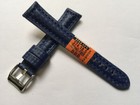 Bracelet De Montre Diloy 22mm Look Carbone - Techno-Fiber 374 - Fermeture Ardillon - Neuf Avec étiquettes