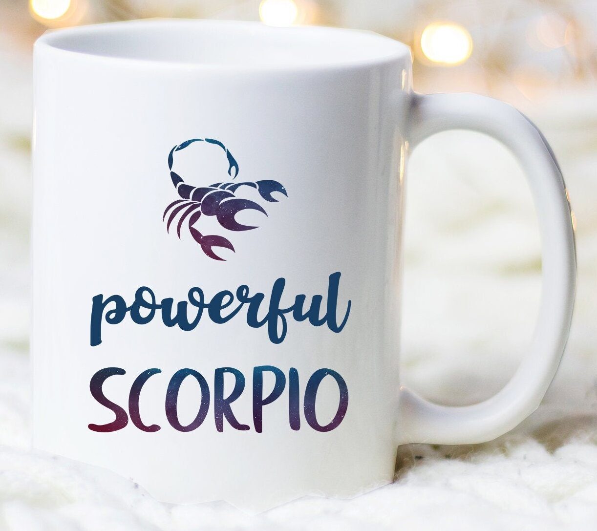 Scorpio Zodiac Mug Powerful Birthday Gift for Scorpios
