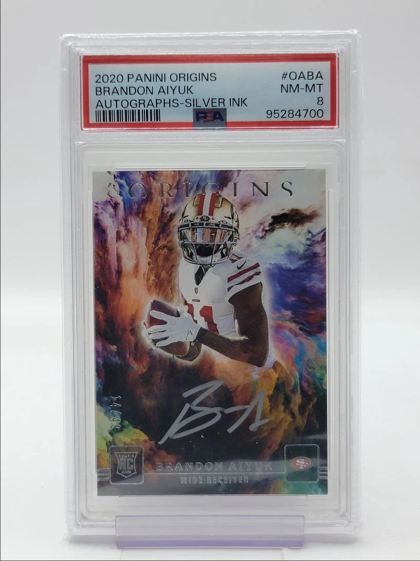 Brandon Aiyuk Panini Origins Autographs #OABA Silver Ink