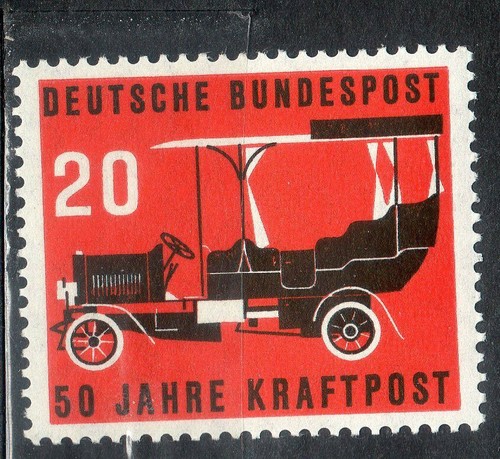 federal germany 1955 no. 87 integral rubber