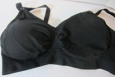 Hofish XL Nursing Bra- Black- Size XL- Nylon  Spandex- Preowned 321CB 