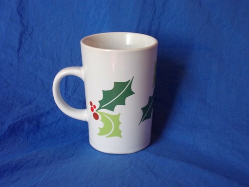 Starbucks Holiday Holly con bayas tazas de café de cerámica de 10,6 oz x2 NAVIDAD 2011 - Imagen 3 de 6