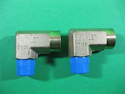 Hamlet Street Elbow, Brass -- 3/8'' x 3/8'' -- (Lot of 2) New