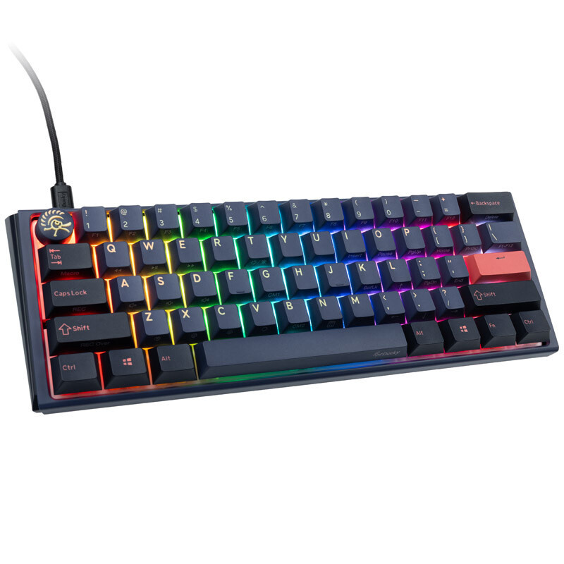 Ducky One 3 Cosmic Blue Mini Gaming Tastatur, Rgb Led - Mx-red (us)