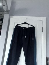 Image of TED BAKER Navy Blue Terry Joggers Lounge Pants size L (ted 4)