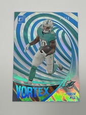 2022 Panini Donruss Vortex Tyreek Hill Lava No. VTX14 04/10 - Miami Dolphins