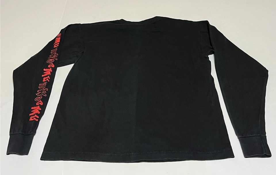 Camiseta De Colección Años 90 Nueva Orden Mundial Kevin Nash Wolfpac WCW Manga Larga Juvenil Talla Grande Niños Foto 3 de 4