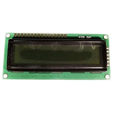 16x2 Dot Matrix LCD Module with Driver & Controller, Measures 80x36x9.5mm
