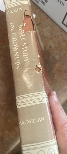 Bible Study For Grownups Frank Eakin 1956 Hardcover & Dust Jacket First Edition - Picture 2 of 20