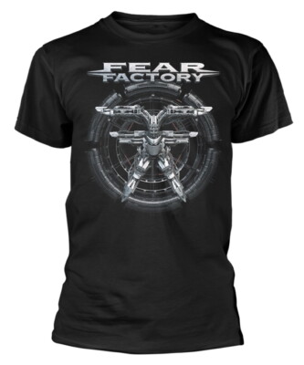 Fear Factory 'Aggression Continuum' (Schwarz) T-Shirt - NEU & OFFIZIELL!