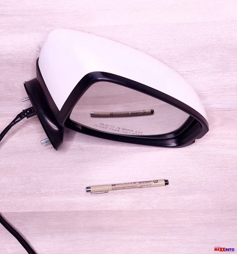 2015-2017 HONDA FIT RIGHT PASSENGER DOOR MIRROR POWER NON-HEATED US MARKET WHITE