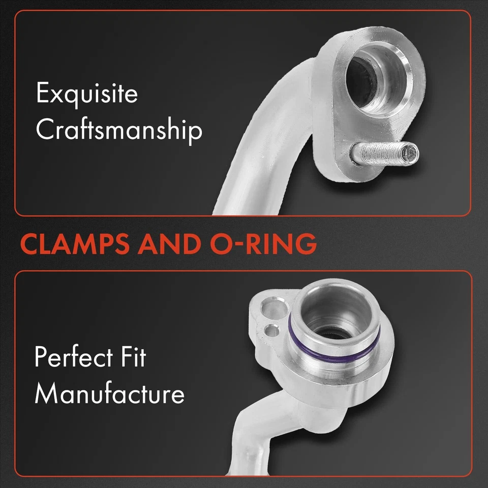 Línea de succión de manguera de refrigerante de aire acondicionado para Audi A3 S3 TT TTS Quattro Volkswagen Golf Foto 2 de 4
