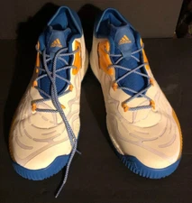 ADIDAS CRAZY LIGHT BOOST LOW UCLA BRUINS WHITE BLUE GOLD Size 17 NWOB