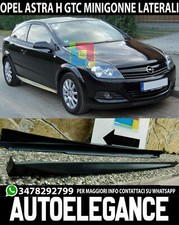 MINIGONNE LATERALI OPEL ASTRA H GTC SPOILER SOTTO PORTA ABS / PLASTIC