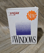 Microsoft Windows Version 3.1 1992 Spring Release 5.25" Disks Big Box Manual