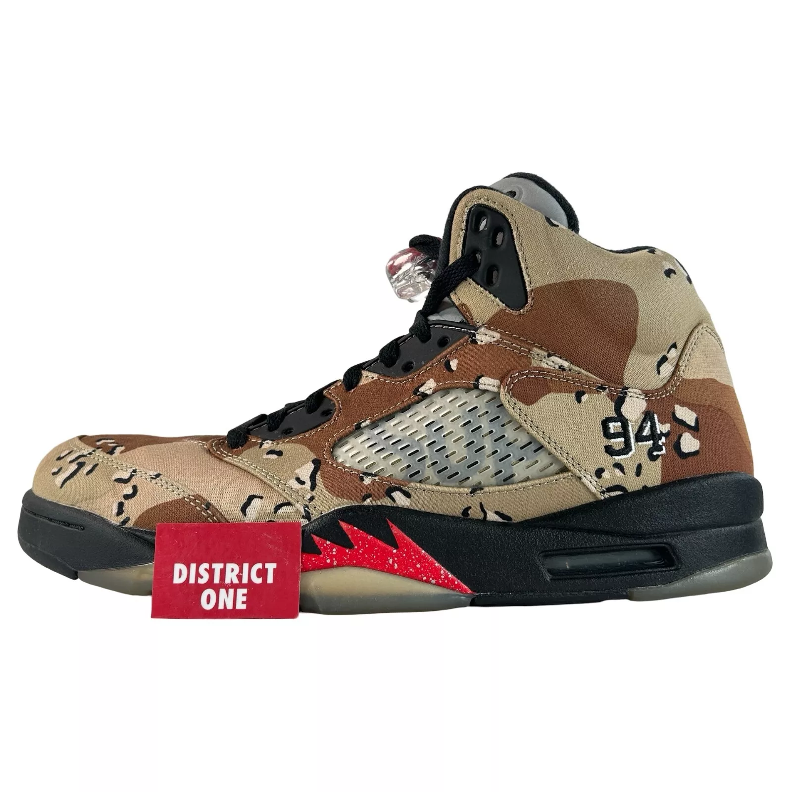 Supreme x Air Jordan 5 Retro Desert Camo 2015   Taille 10,5   824371 201