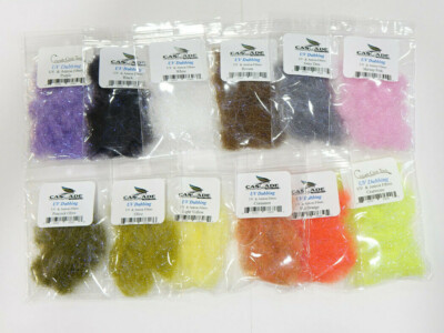UV Dubbing UV & Antron Fibers Cascade USA 13 Farben MeFo & Nymphe & Bugger Dub
