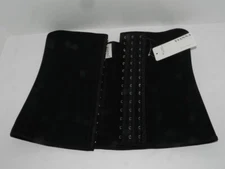 Waist Trainer for Women Trimmer Belt Latex Corset Cincher Body Shaper M Black