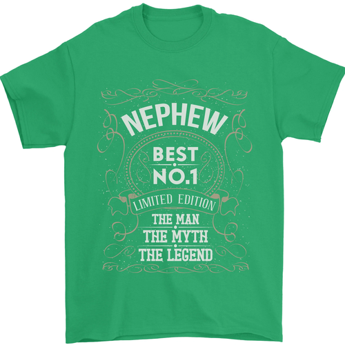 Vatertag Nein 1 Neffe Man Mythos Legend Herren 100% Baumwolle - Picture 6 of 102