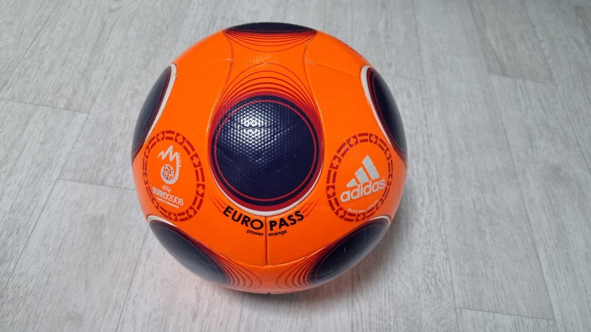 Adidas EURO 2008 power orange EUROPASS omb jabulani teamgeist
