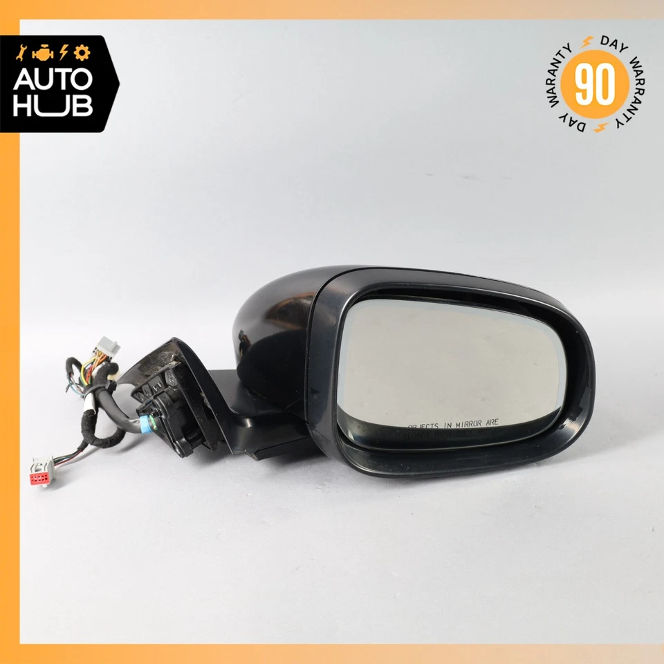 Espejo retrovisor negro pasajero derecho Jaguar X150 XK XKR 10-15 OEM 46k Foto 2 de 4