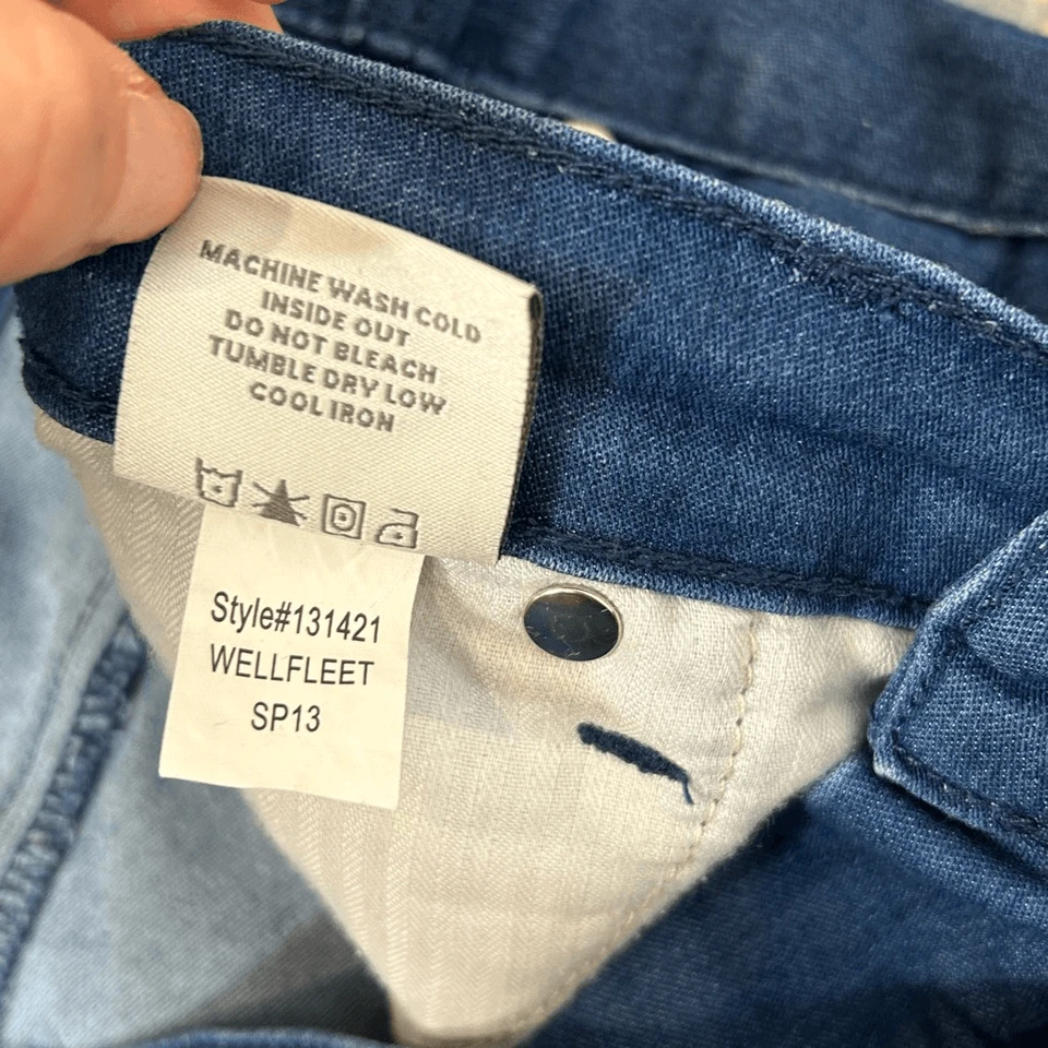 Jeans Henry & Belle Micro Acampanados 31 Azul Tiro Alto Elástico Denim Bootcut Foto 4 de 4