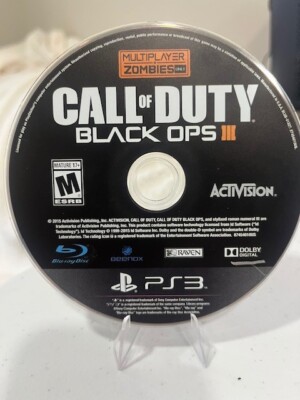 Call Of Duty Black Ops 3 Multiplayer & Zombies (PS3) DISC ONLY NO TRACK (#268)