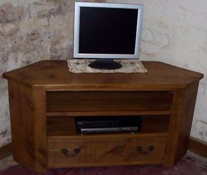 Rustic Plank Pine Furniture New Solid Wood Corner tv ...
