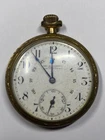 Antique OMEGA 17 Jewels Gold Filled Pocket Watch Pre-Owned Doesn't Run #32-79