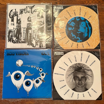 #ad #ad Garage Rock Comps 4LP Vinyl Lot Pebbles Acid Visions Girl In the Garage VG READ $60.00