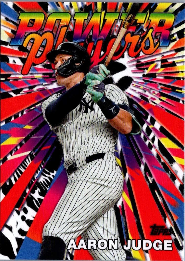 2025 Topps Power Players #PP12 Aaron Judge New York Yankees