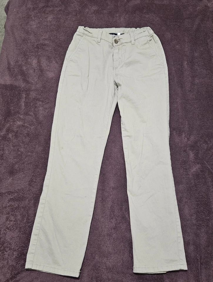 Брюки школьной формы IZOD для мальчиков две пары синие и желтовато-коричневые размер 16 хаски - Изображение 3 из 4