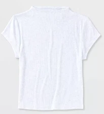 NEW Wild Fable Women's Slim Mock Turtleneck T-Shirt Gray Size XS