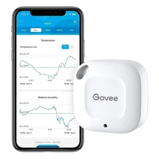 Govee Bluetooth Thermometer Hygrometer, Smart Humidity Temperature Sensor with]